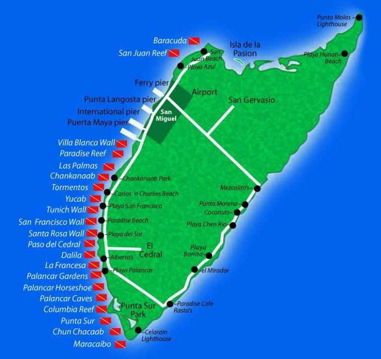 Cozumel Dive Sites