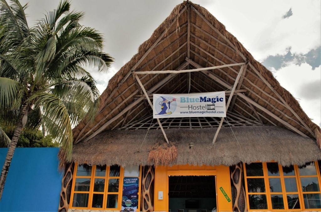 Front of Blue Magic Hostel