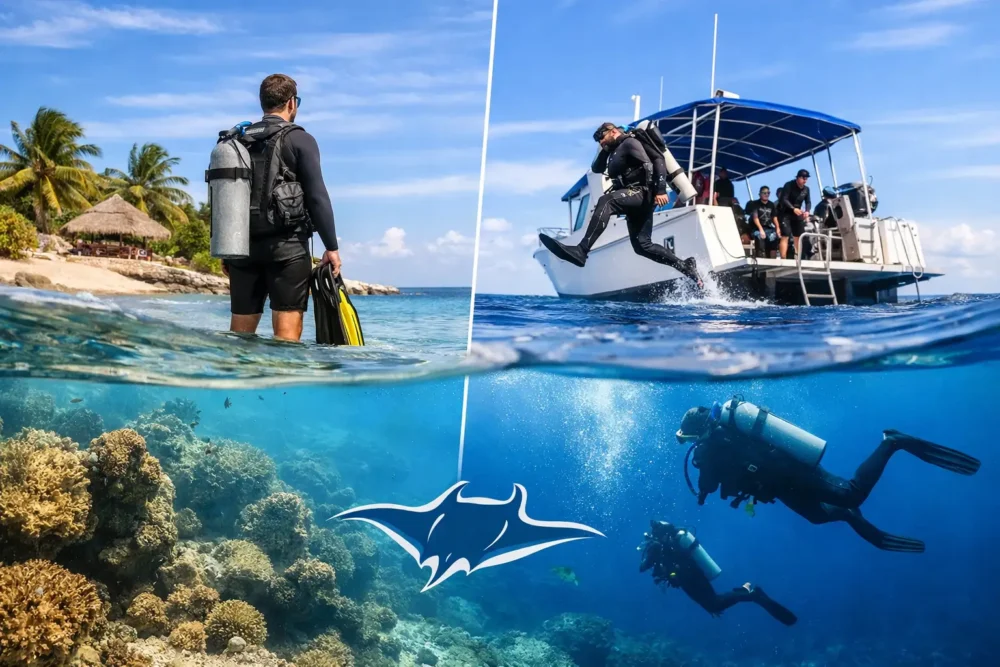 Cozumel Shore Versus Boat Diving for Your Trip